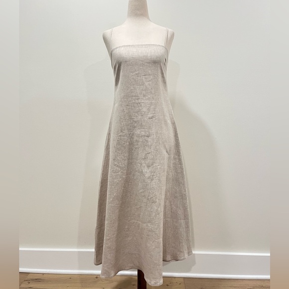 Dissh JEM NATURAL LINEN MAXI DRESS size 2 - Picture 5 of 10